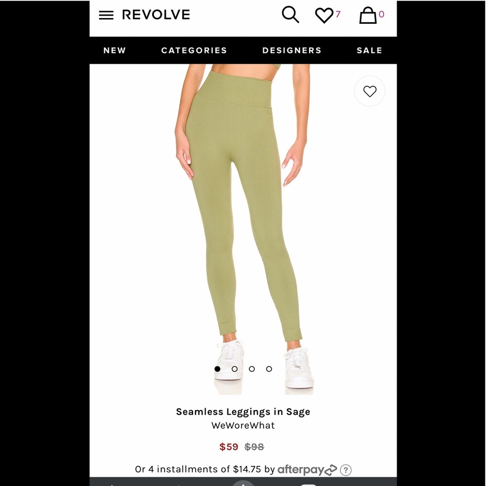 Green leggings